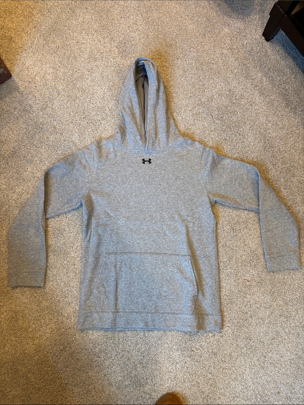 Under Armour Gray Loose Fit Hoodie Youth Size XL